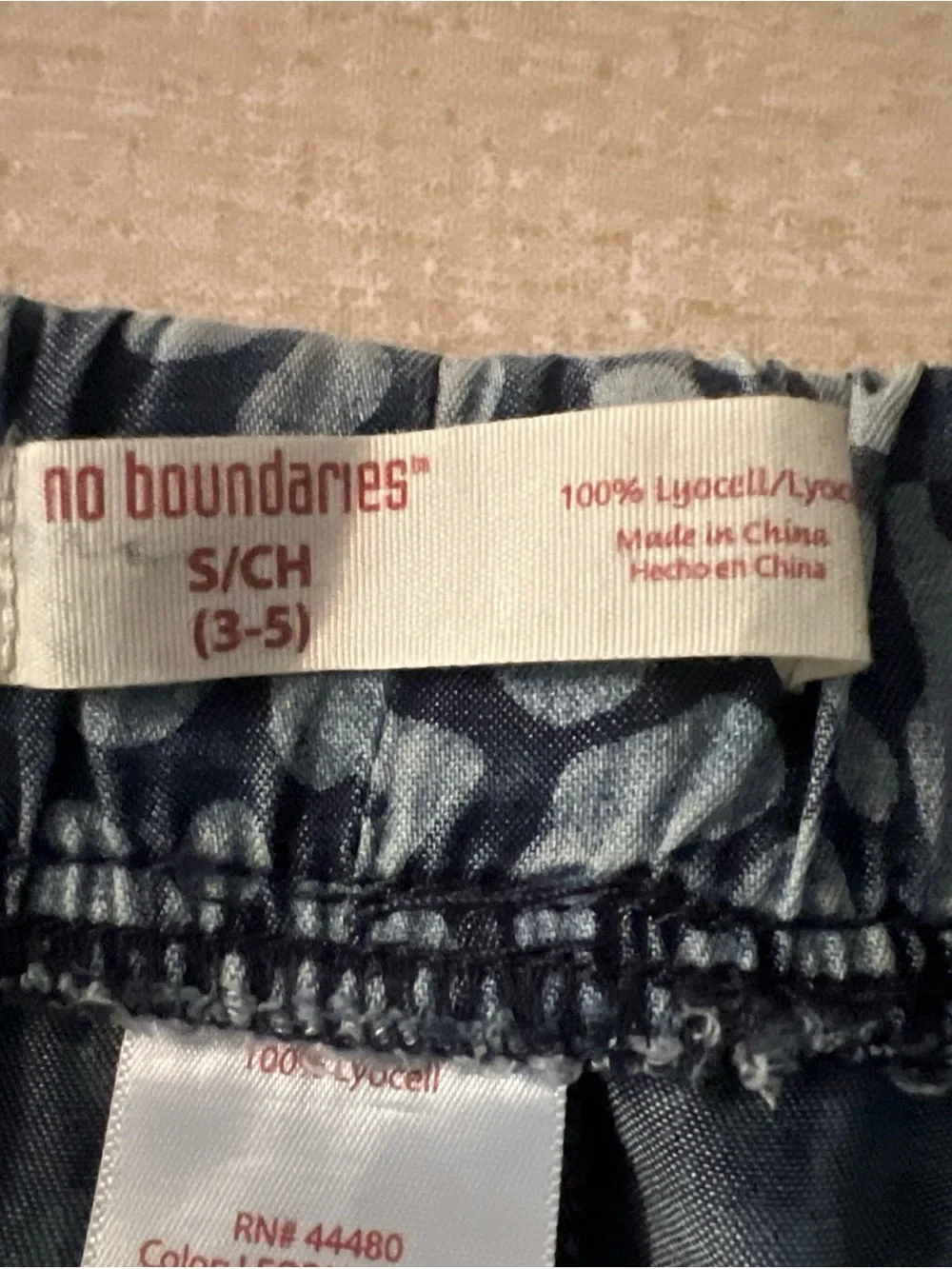 No Boundaries Leopard Print Lounge Pants Juniors Size S/CH 3-5